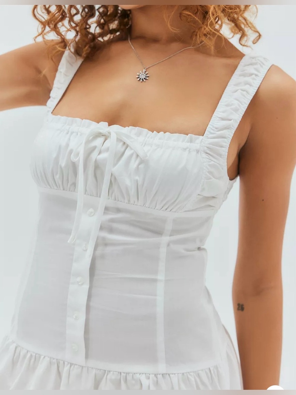 NWT Lioness Heat Mini Dress in White 100% Cotton Size Small - Picture 3 of 9